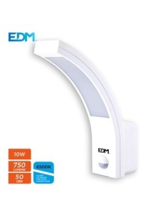 APLIQUE ILUMIN EXT 10W 750LM 6400K IP54 CON SENSOR LED PL BL
