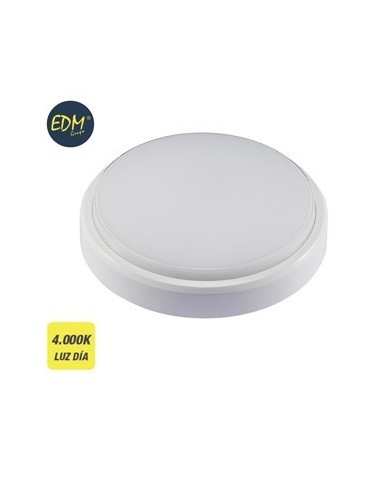 APLIQUE ILUMIN 18W 1300LM 4000K DIAMT21CM IP44 EXT EDM PL BL CIR