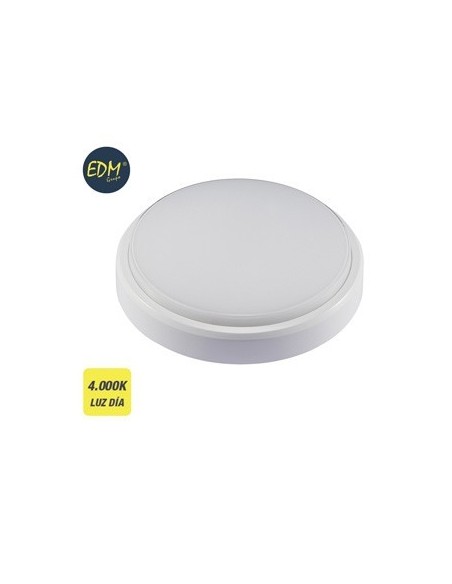 APLIQUE ILUMIN 18W 1300LM 4000K DIAMT21CM IP44 EXT EDM PL BL CIR