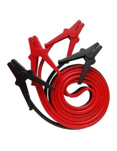 Juego 2 pinzas batería negra/roja con cable