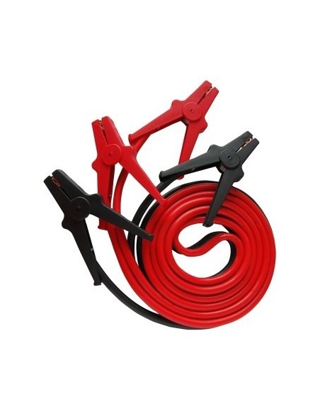 Juego 2 pinzas batería negra/roja con cable