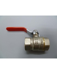 Llave de paso esfera de palanca latón cromado