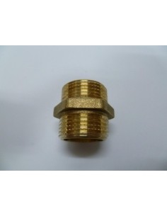 Machón fontanería latón pulido
