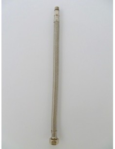 Latiguillo grifería inoxidable-caucho 30 cm