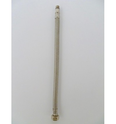 Latiguillo grifería inoxidable-caucho 30 cm