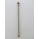 Latiguillo fontanería inoxidable-caucho 3/8" M-H