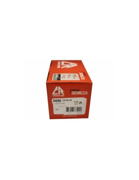 Cerradura seguridad sobreponer cromada entrada 60 mm 130x164x32 mm 3450