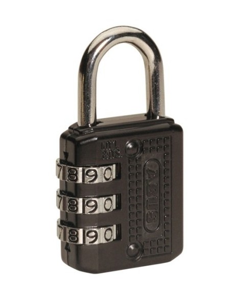 Candado seguridad combinación programable negro