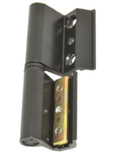 Bisagra carpintería perfil europeo aluminio negro 6812