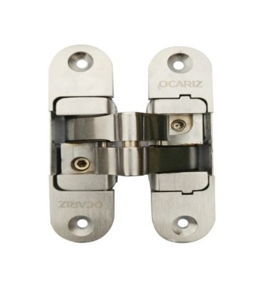 Bisagra embutir invisible regulable 30x110 mm inoxidable