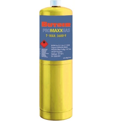CARTUCHO GAS 400GR PROMAXXGAS ALTO RENDIMIENTO RA PROPILENO