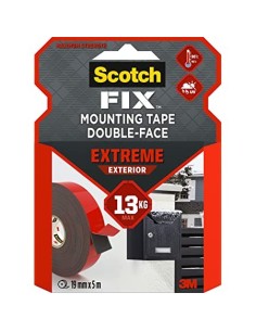 Rollo cinta doble cara SCOTCH montaje extremo 19mm