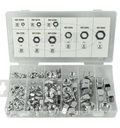 ESTUCHE DE TUERCAS 243PCS