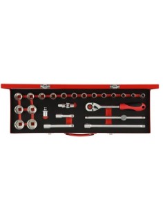 JUEGO LLAVES VASO 1/2 GEDORE RED R69004024