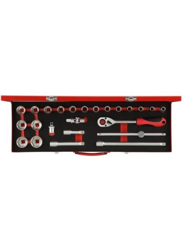 JUEGO LLAVES VASO 1/2 GEDORE RED R69004024
