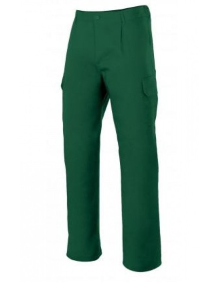 PANTALON MULTIBOLSILLOS VERDE 34