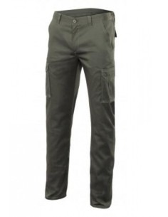 PANTALON MULTIBOLSILLOS VERDE CAZA 34