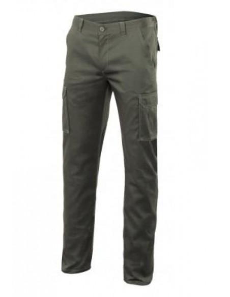 PANTALON MULTIBOLSILLOS VERDE CAZA 34
