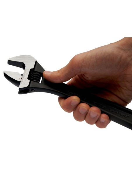 LLAVE AJUSTABLE MOLETA CENTRAL 12 PULGADAS PAVONADA