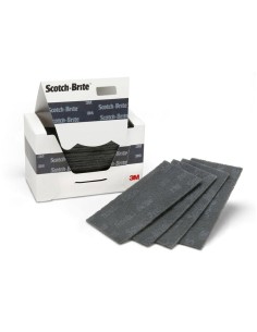 SCOTCH-BRITE STANDARD FLOOR PAD 76, 158 MM X 95 MM,10/PACK, 4 PACKS/CAJA