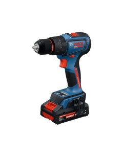 Taladro percutor EXPERT EXSB18V-90 con cargador y 2 baterías EXBA18V-40
