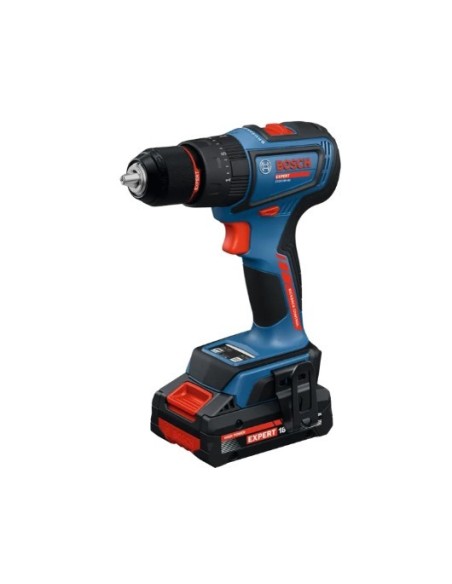 Taladro percutor EXPERT EXSB18V-90 con cargador y 2 baterías EXBA18V-40