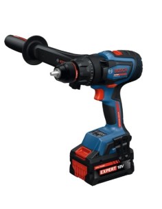 Taladro percutor EXPERT EXSB18V-150 con cargador y 2 baterías 2 EXBA18V-80