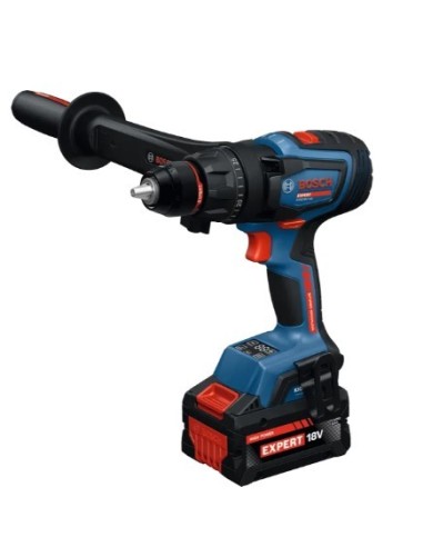 Taladro percutor EXPERT EXSB18V-150 con cargador y 2 baterías 2 EXBA18V-80