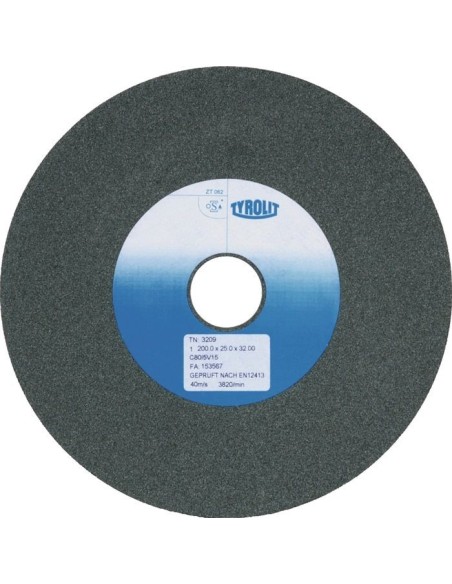 MUELA PLANA 200X20X32 AFILADO WIDIA CARBURO SILICIO C80J5V15