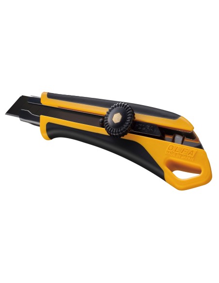 CUTTER CON BLOQUEO MANUAL Y CUCHILLA EXCEL BLACK DE 18 MM