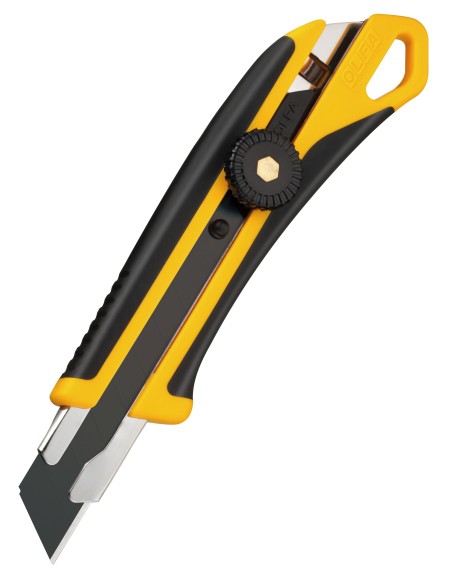 CUTTER CON BLOQUEO MANUAL Y CUCHILLA EXCEL BLACK DE 18 MM