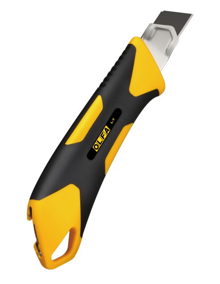 CUTTER CON BLOQUEO MANUAL Y CUCHILLA EXCEL BLACK DE 18 MM