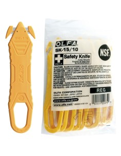 PACK DE 10 CUTTERS DE SEGURIDAD DESECHABLES