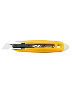Cúter seguridad con cortador de precinto retracción cuchilla semiautomática SK-9 OLFA
