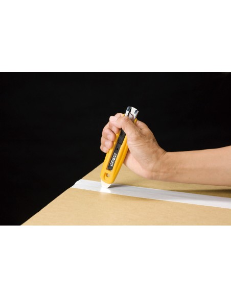 Cúter seguridad con cortador de precinto retracción cuchilla semiautomática SK-9 OLFA