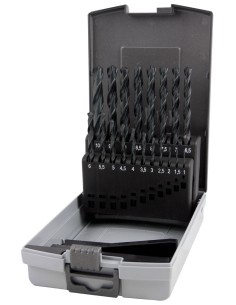 JUEGOS DE 19 BROCAS HELICOIDALES DIN 338 TIPO N HSS-G