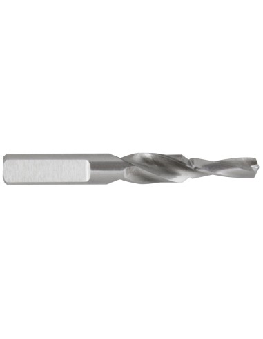 Broca guía y muelle de expulsión para corona perforadora metal duro universal