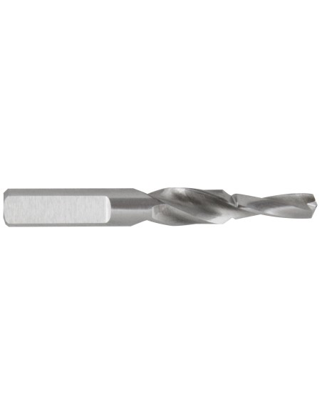 Broca guía y muelle de expulsión para corona perforadora metal duro universal