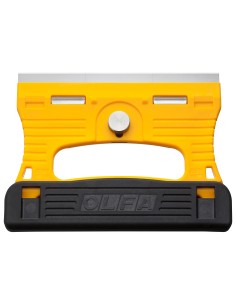 RASCADOR DE VIDRIO CUCHILLA INOXIDABLE CON 3 CUCHILLAS EXTRA DE 18 MM X 120 MM