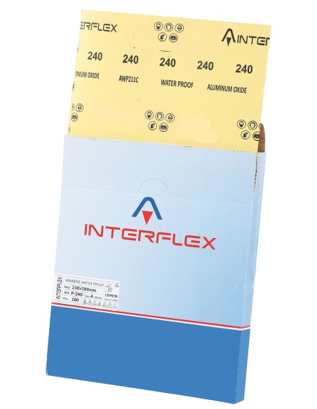 Pack hoja papel lija pintor óxido de aluminio - GWP210C