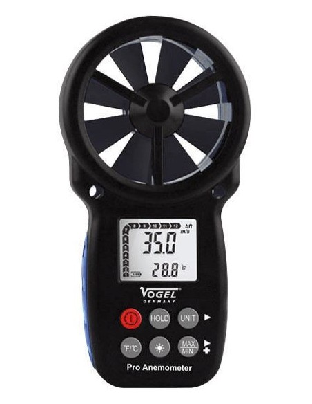 Anemómetro electrónico digital Medidor velocidad viento