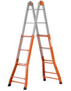 Escalera multifunción telescópica de acero PEPPina FE125