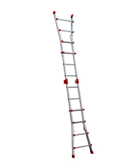 Escalera multiposición telescópica de aluminio PEPPina ALU125
