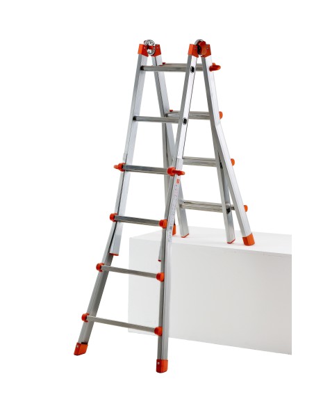 Escalera multiposición telescópica de aluminio PEPPina ALU125