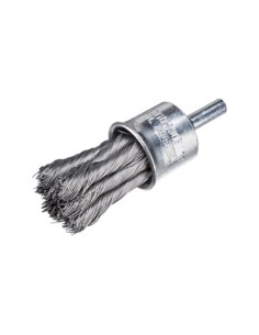 CEPILLO ALAMBRE TRENZADO DE ACERO CON VASTAGO DE 6 MM FILAMENTO 0.15 MM (23X29)