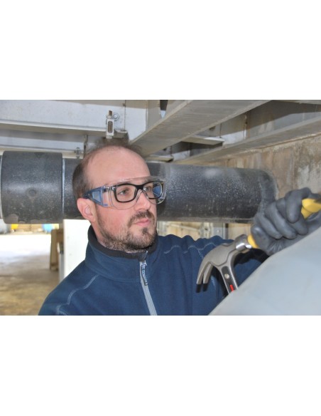GAFAS DE SEGURIDAD DOUBLE INDUSTRY TRANSPARENTES