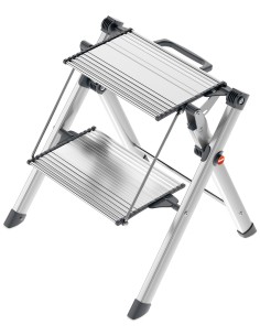 TABURETE ALUMINIO MK80 COMFORTLINE (2 PELDAÑOS)