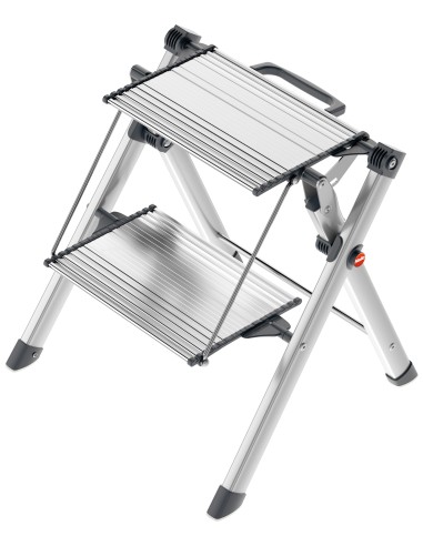 TABURETE ALUMINIO MK80 COMFORTLINE (2 PELDAÑOS)