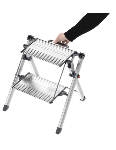 TABURETE ALUMINIO MK80 COMFORTLINE (2 PELDAÑOS)