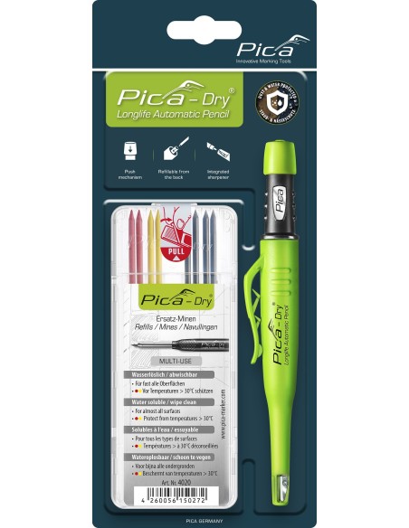 PACKS DE MARCADOR 3030 PICA-DRY Y ESTUCHE DE 8 MINAS 4020